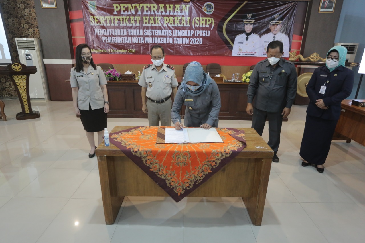 Melalui Program PTSL Aset Pemkot Mojokerto Mulai Bersertifikat