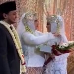 Video Detik Detik Pernikahan Satu Pria Nikahi Dua Wanita Sekaligus Jadi Viral