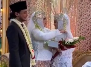 Video Viral Pria Bangkalan Nikahi 2 Wanita Sekaligus