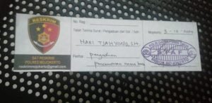 Demo Kasun Pungging Berbuntut, Pendemo Dipolisikan