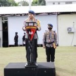 Kapolda Malut Pimpin Upacara Penyambutan Dan Penghantaran Operasi Satgas Amole Tahun 2021