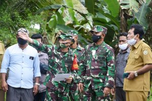 Kasdam XVI/Pattimura Tinjau Lokasi Batalyon Infanteri Baru di Wilayah Halmahera Tengah