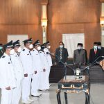 Sembilan Kepala Desa Terpilih Dilantik Bupati Jombang