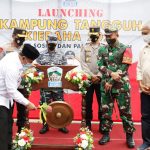 Kapolda Bersama Gubernur Malut Launching Lomba Kampung Tangguh Kieraha