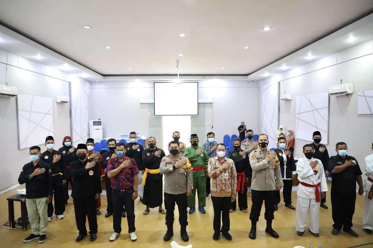 PSHW Mojokerto Dukung Penuh Deklarasi Damai Perguruan Silat Di Bumi Majapahit