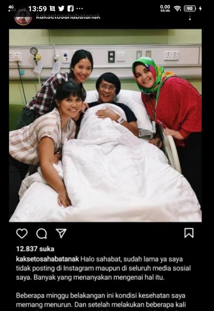 Kak Seto Divonis Idap Kangker Prostat