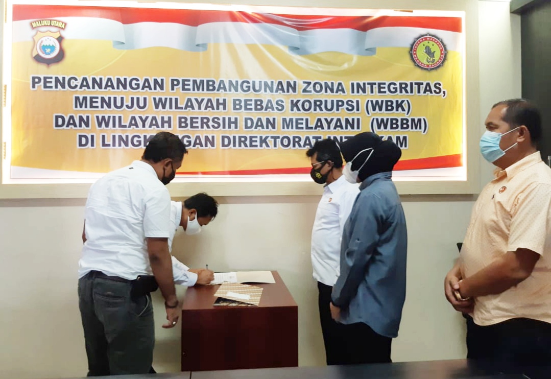 Dit Intelkam Polda Malut Fokuskan Pembangunan Zona Integritas Menuju WBK/WBBM