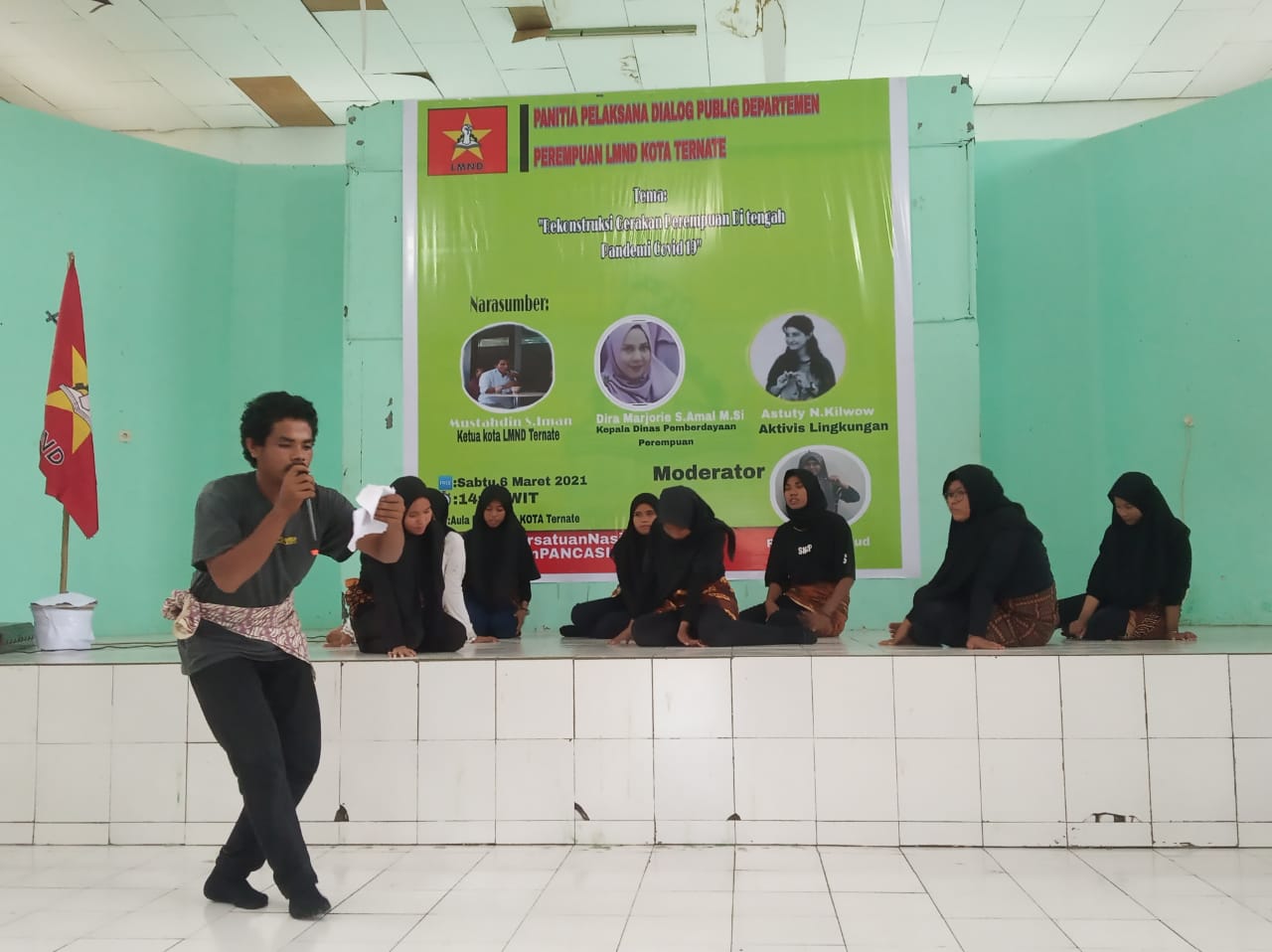 Menyambut International Women's Day Tahun 2021, Departemen Perempuan LMND Kota Ternate Fokuskan Dialog Publik