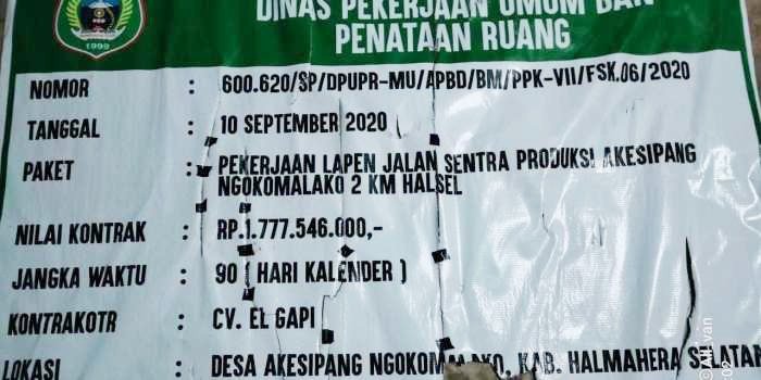 Dianggap Ingkar Janji Kontraktor CV. Elgapi Akan Dilaporkan Polisi