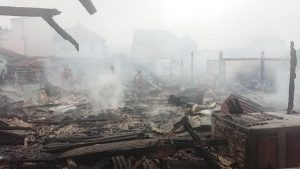 Kebakaran Pasar di Tulungagung Api Cepat Merembet Ke Sejumlah Lapak Pedagang