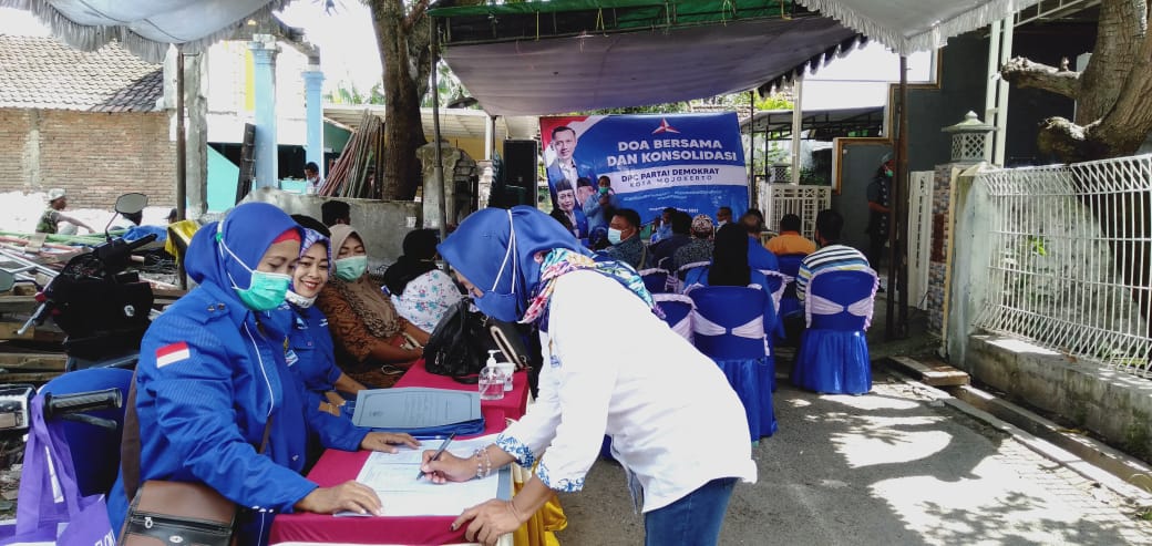 DPC Demokrat Kota Mojokerto Gelar Konsolidasi Untuk Setia Bersama AHY dan Tolak KLB Ilegal