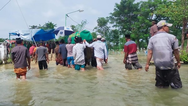 Nekat Mencari Ikan Saat Banjir Pria di Lamongan Tewas Digigit Ular