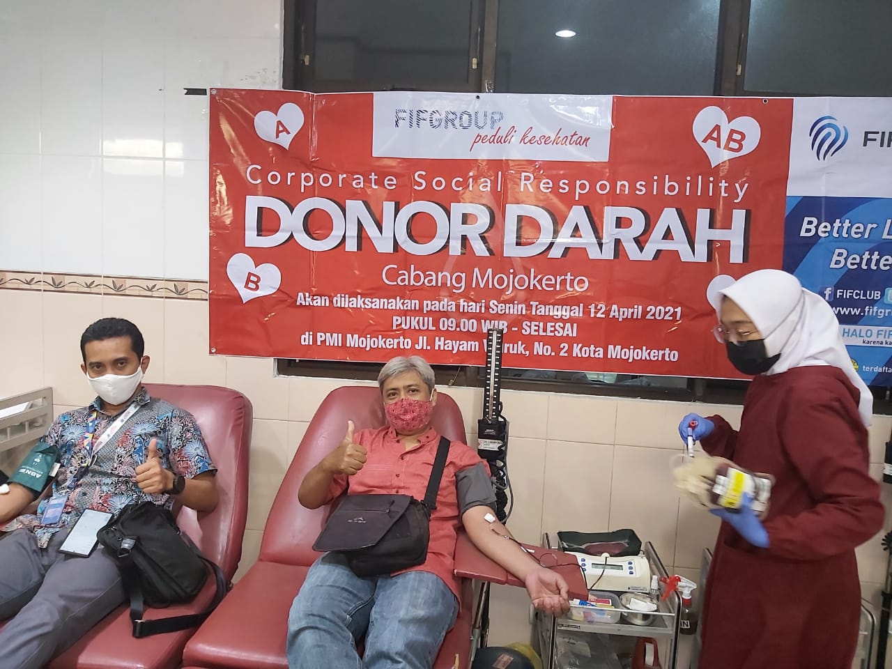 FIFGROUP Mojokerto Jalankan Empat Pilar Dengan Gelar Program CSR Donor Darah