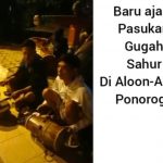 Pegiat Seni di Ponorogo Bangunkan Sahur Dengan Gamelan