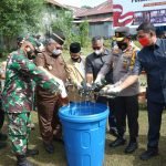 Melalui Operasi Pekat Kieraha 2021, Polda Malut Telah Memusnahkan Ribuan Barang Bukti.