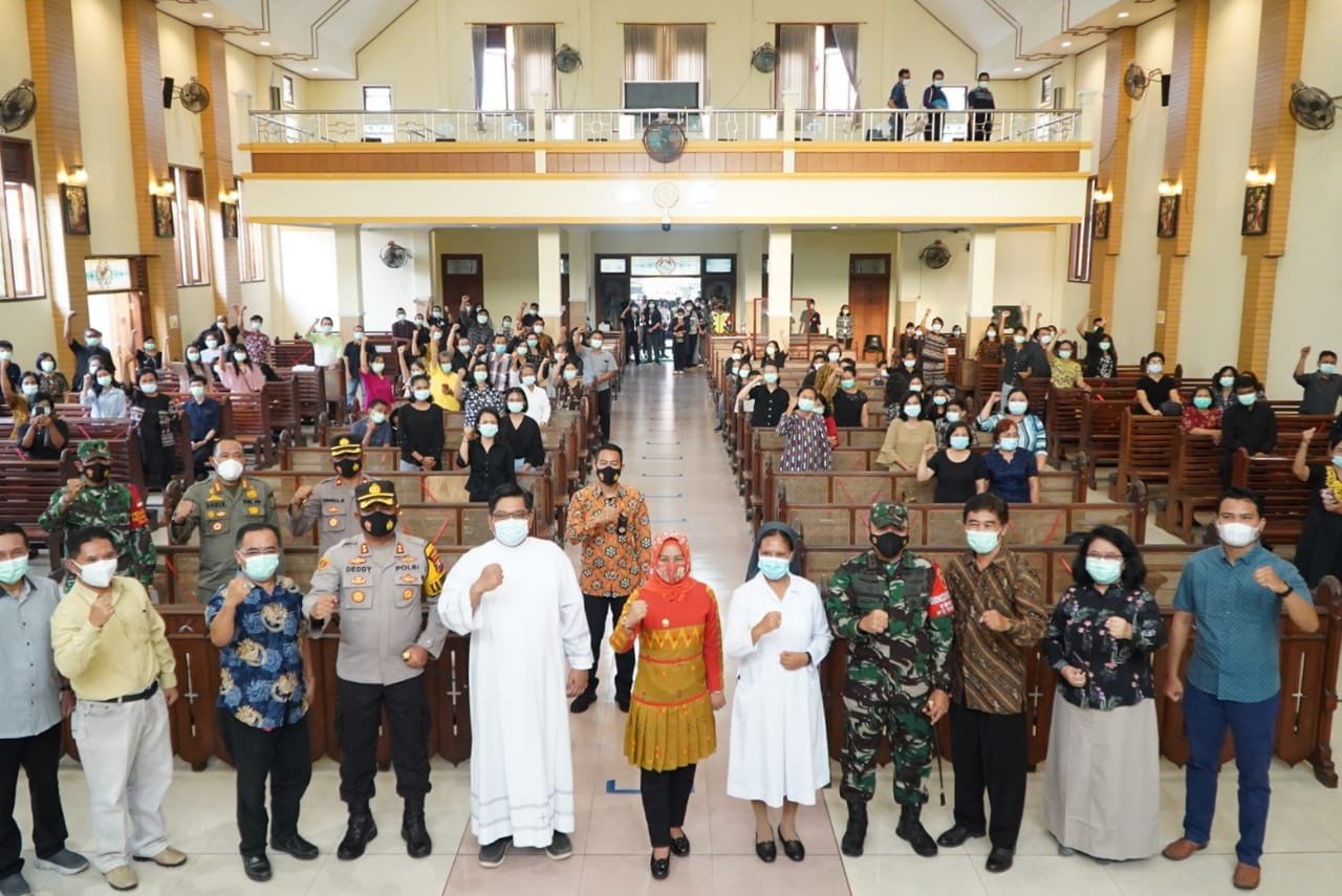 Walikota Mojokerto Pastikan Peringatan Paskah Aman