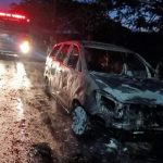 Kijang Innova Terbakar Saat Melintas di Sidoarjo, Tiga Penumpang Selamat