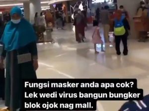 Identitas Pelaku Bodohkan Pengunjung Mall Yang Pakai Masker Akhirnya Terungkap