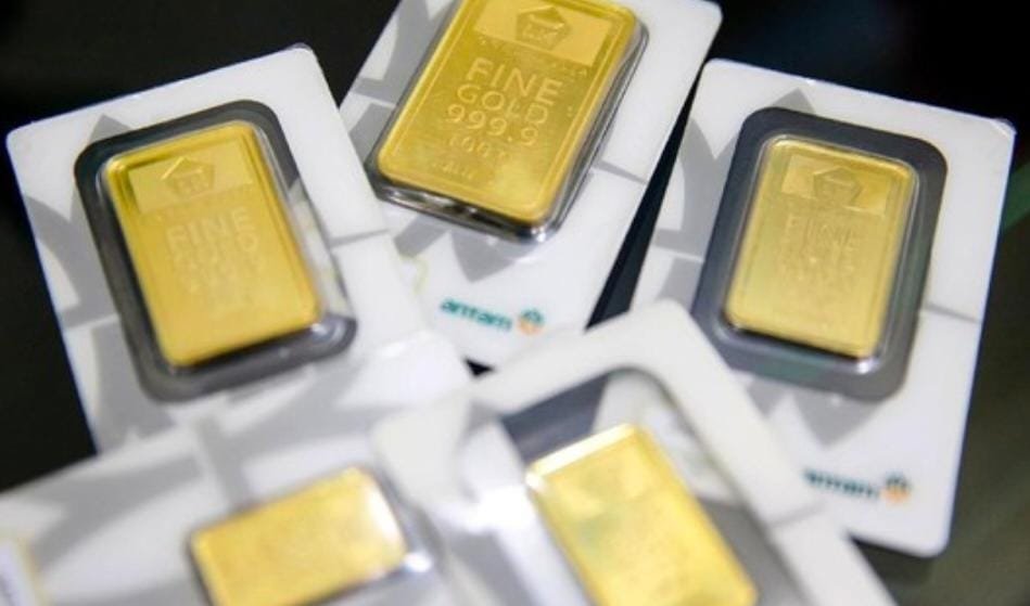 Emas Antam Naik Tipis Hari Ini Rp 960.000 Per Gram