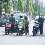 Viral, Aksi Nasionalisme Ditunjukkan Oleh Para Pengendara Motor di Kediri