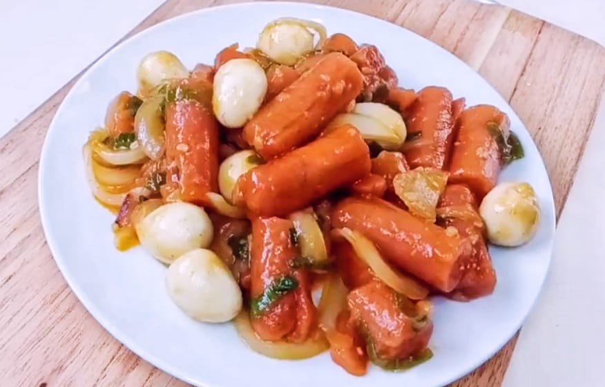 Resep Masakan Sosis Telur Asam Manis