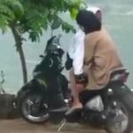 Asyik Mesum Diatas Sepeda Di Telaga Ngebel Pasangan Muda Mudi Viral