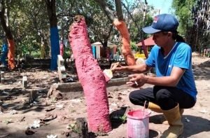 Makam Warna Warni Di Kedungmaling Hilangkan Kesan Serem