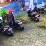 Gasak Motor Di Dinas Kominfo Bondowoso, Pencuri Hanya Butuh Waktu 40 Detik