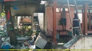 Ngeri, Pasutri Pemilik Toko Sembako di Jombang Terbakar Saat Sedang Memindahkan Bensin