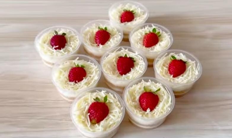 Resep cheese Cake Cup Istimewa Menginspiratif