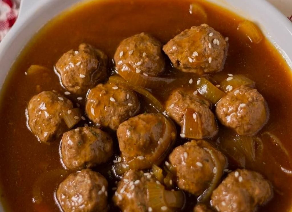 Resep daging ping-pong saus semur