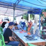 Serbuan Vaksin, Danrem 152/Baabullah Cek Pelaksanaan Vaksinasi di Wilayah Maluku Utara