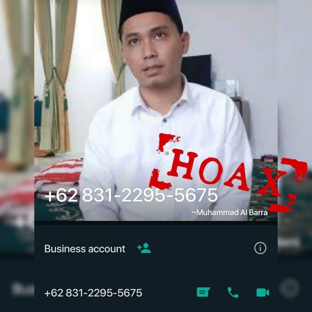 Gus Barra Galang Dana Untuk PonPes Beredar WhatsApp, Dipastikan Hoax