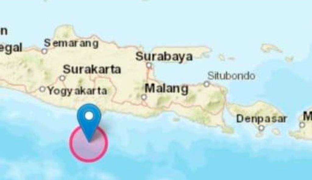 Gempa M 5,2 Guncang Pacitan Tadi Malam