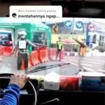 Viral, Pembawa Oksigen di Penyekatan Bundaran Waru Diputar Balik Petugas