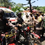 Percepat Tracing Covid 19 Polres Mojokerto  Luncuran Mobil Vaksinasi Dor to dor 