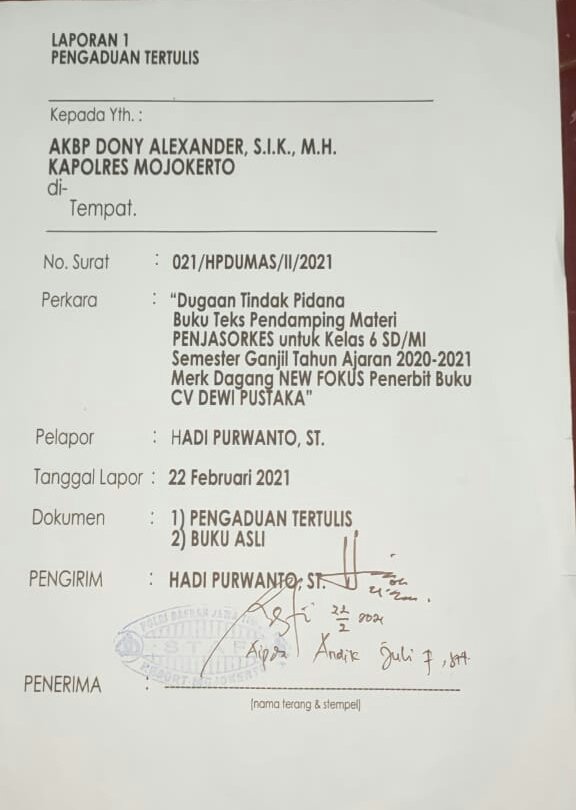 Ratusan Hari Berlalu Kasus Dugaan Pemalsuan ISBN Oleh Anggota Dewan Dinilai Mandeg