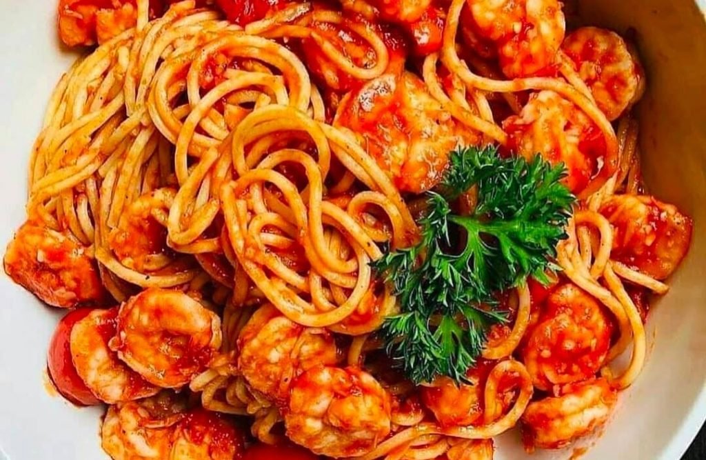 Resep Spaghetti Udang Saos Tomat Yang Bikin Ngiler