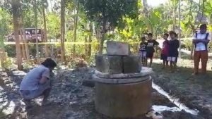 Aneh, Tanah di Sekitar Semburan Air Tiba-tiba Muncul Gelembung-Gelembung Kecil
