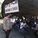 Dorong Percepatan Herd Immunity Polres Mojokerto Gelar Vaksinasi 