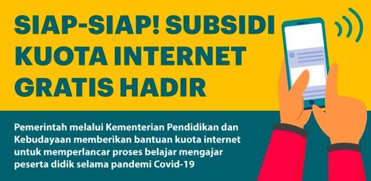 Kemendikbud Lanjutkan Kuota Internet Gratis Untuk Siswa, Mahasiswa, Dosen, dan Guru