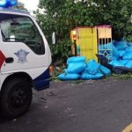 Kecelakaan Truk Tabrak Pohon Sempat Bikin Macet Jalan di Jombang