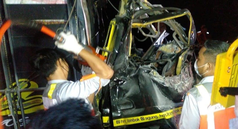 Kecelakaan di Tol Jombang - Mojokerto, Dua Orang Tewas