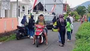 Antisipasi Penyebaran Covid-19, Mahasiswa Kubermas Ubo-Ubo Bagi-Bagi Masker