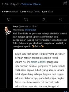 Model di Malang Jadi Korban Fetish Viral di Media Sosial