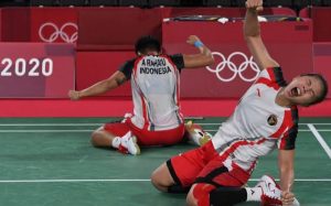 Ajang Olimpiade Tokyo 2020, Greysia Polii/Apriyani Rahayu Raih Persembahkan Medali Emas Pertama Untuk Indoneseia