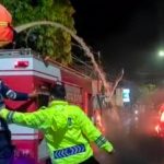 Ngeri ! Honda Brio Terbakar di Jl Kalimas Blitar Sempat Terjadi Ledakan