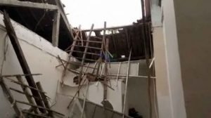 Atap Kantor KPU Bojonegoro Tiba-tiba Ambruk