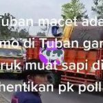Viral, Para Sopir Truk Luruk Pos Polisi di Tuban Karena Ditilang