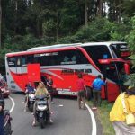 Kecelakaan Bus Pariwisata Alami Rem Blong